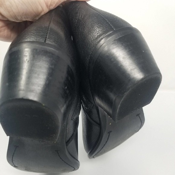 Sam Edelman Women's Black Betty Ankle Boots Booties Almond Toe Size 7.5W (Wide). - Picture 9 of 13